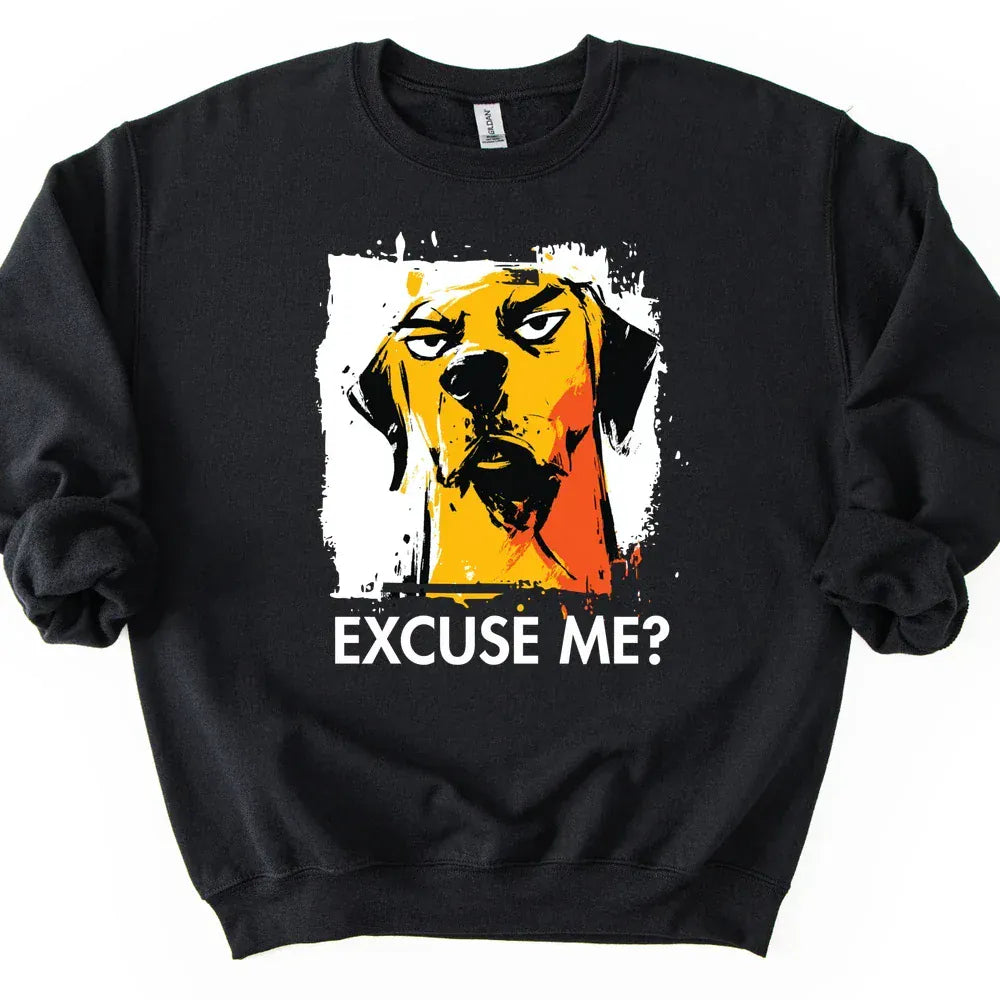 Vizsla - Excuse Me Dog Sweater - Black