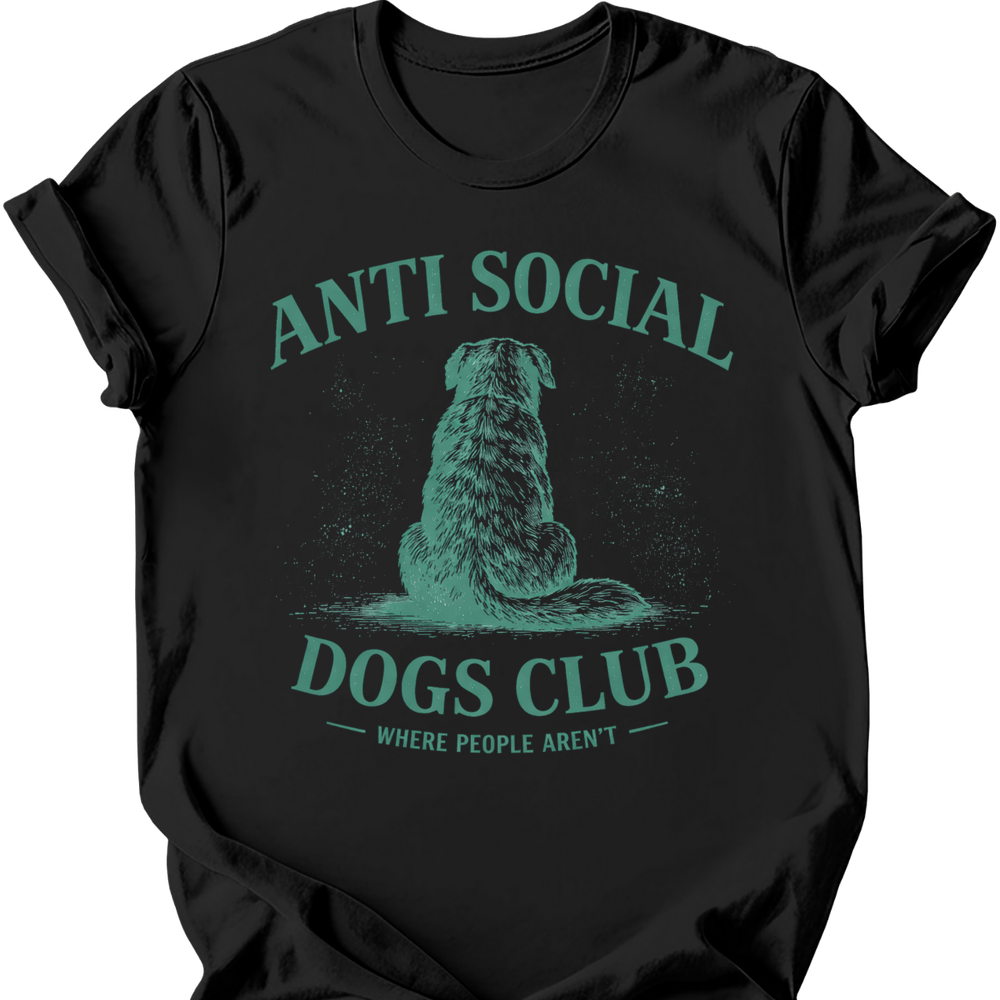 Anti Social T-Shirt - Black