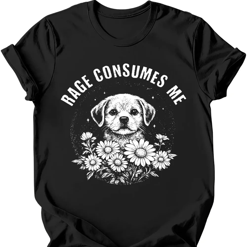 Rage Consumes Me T-Shirt - Black