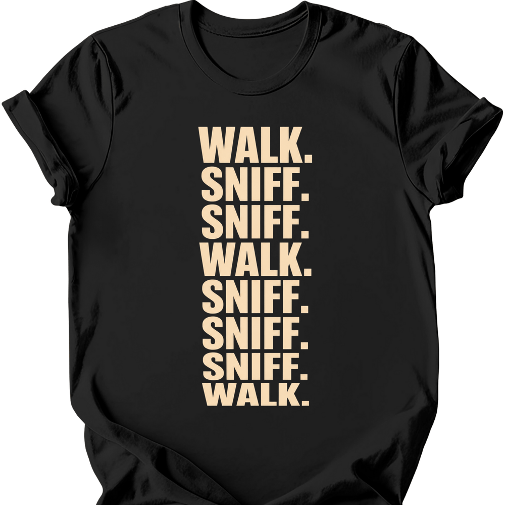 Walk Sniff T-Shirt - Black
