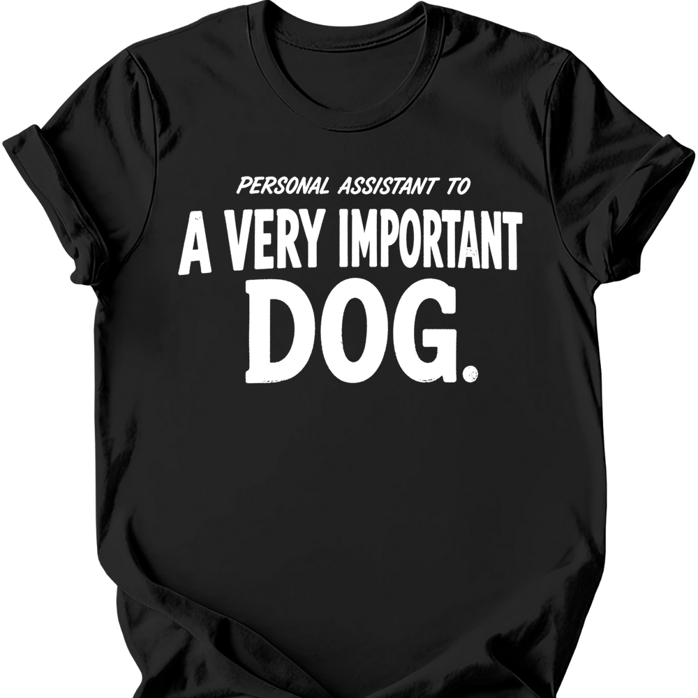 Personal Assistant T-Shirt - Black