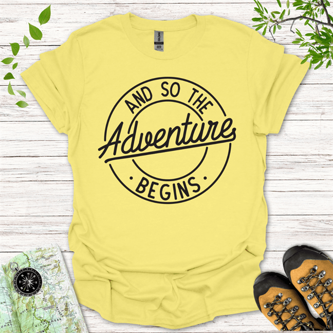 And So The Adventure Begins T-Shirt