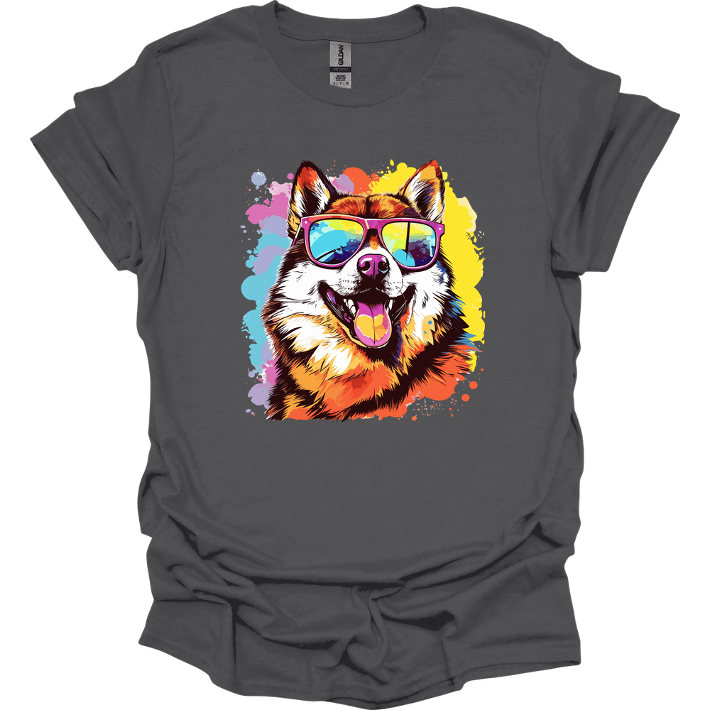 Akita Inu - Top Dog T-Shirt - Charcoal