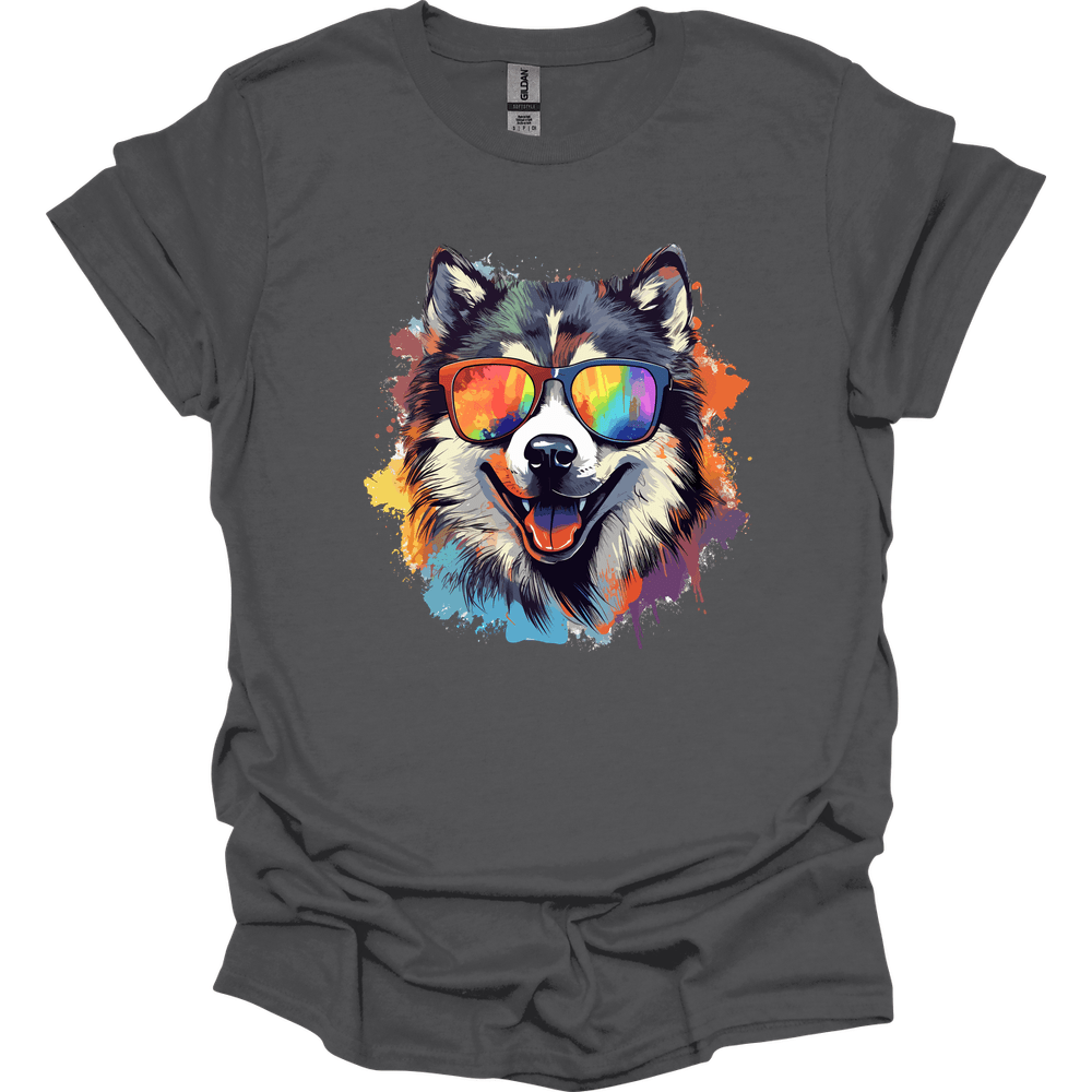 Alaskan Malamute - Top Dog T-Shirt - Charcoal
