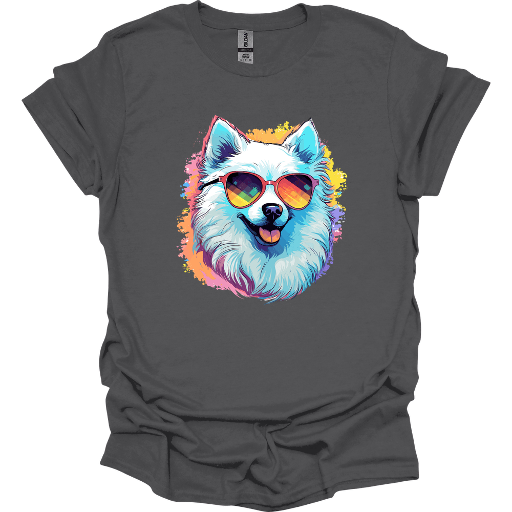 American Eskimo - Top Dog T-Shirt - Charcoal