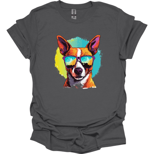 Basenji - Top Dog T-Shirt - Charcoal