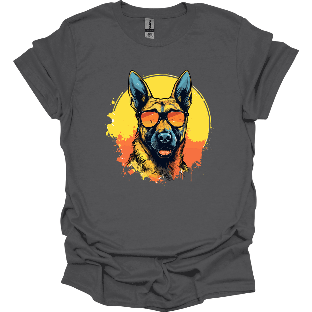 Belgian Malinois - Top Dog T-Shirt - Charcoal