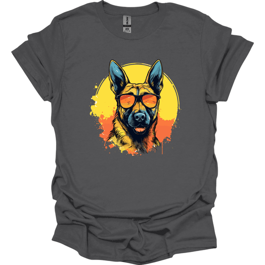 Belgian Malinois - Top Dog T-Shirt - Charcoal