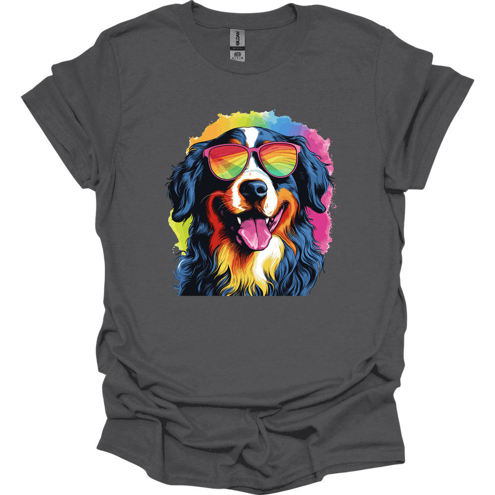Bernese Mountain - Top Dog T-Shirt - Charcoal