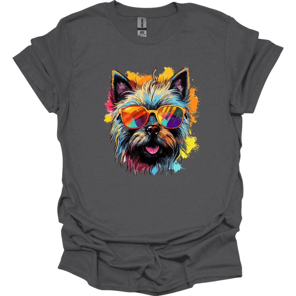 Cairn Terrier - Top Dog T-Shirt - Charcoal