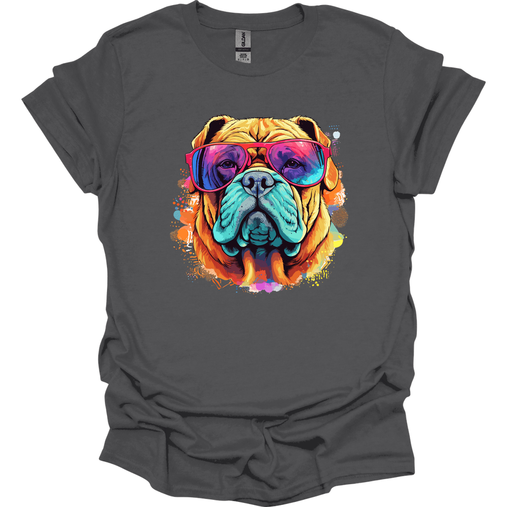 Chinese Shar Pei - Top Dog T-Shirt - Charcoal