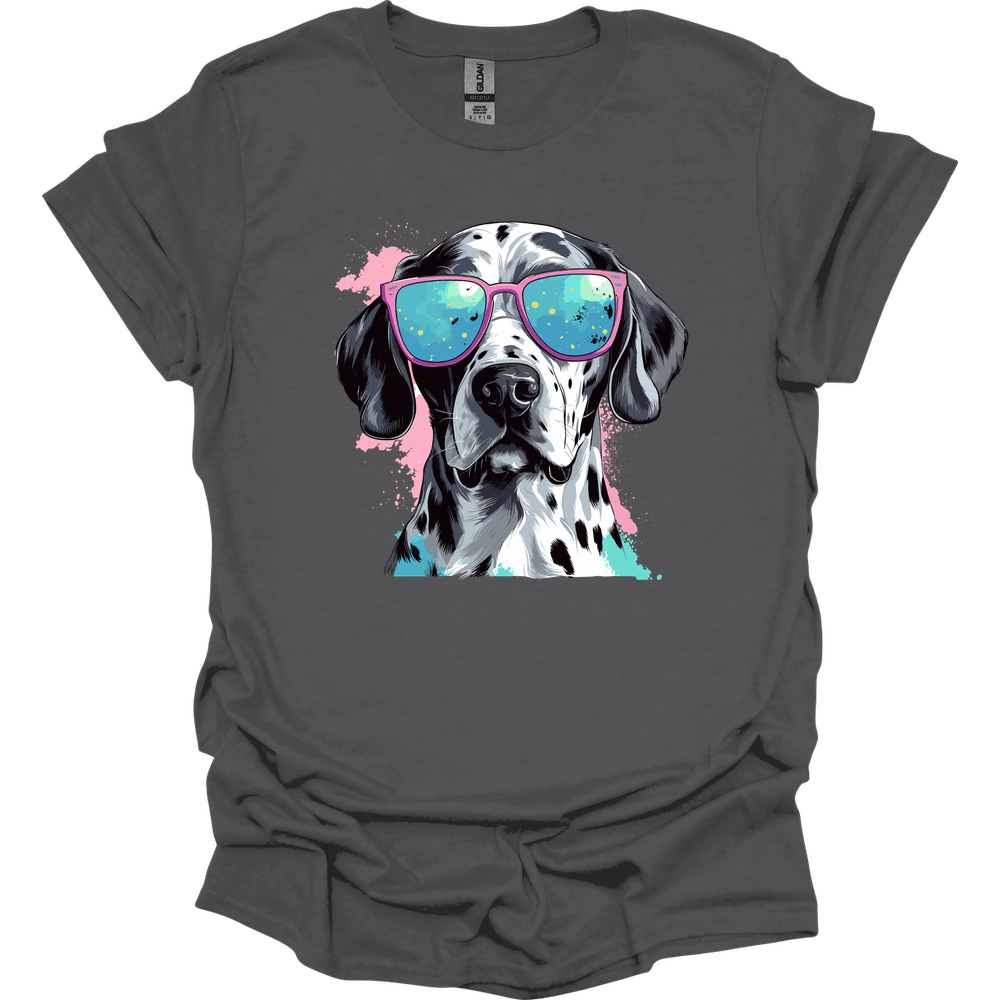 Dalmatian - Top Dog T-Shirt - Charcoal