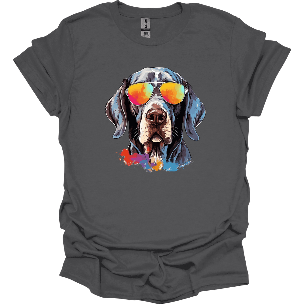 English Pointer - Top Dog T-Shirt - Charcoal