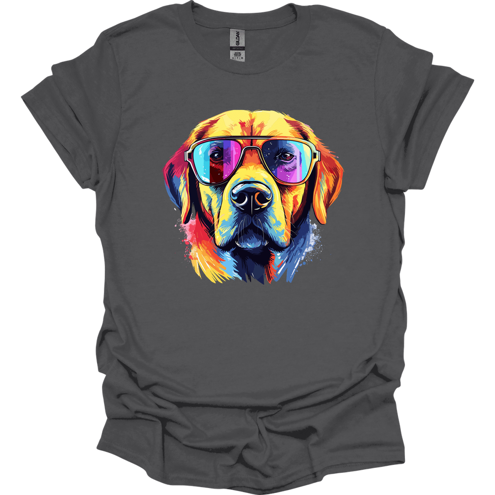 Labrador - Top Dog T-Shirt - Charcoal