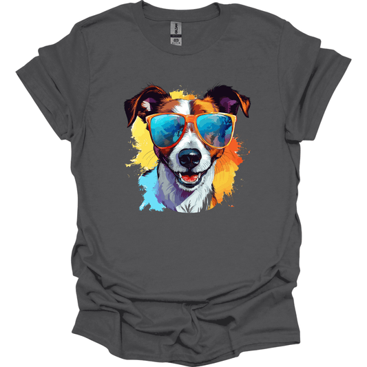 Jack Russell Terrier - Top Dog T-Shirt - Charcoal