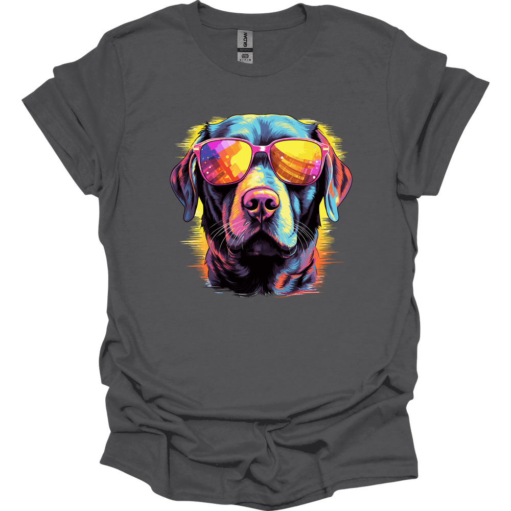 Labrador Retriever - Top Dog T-Shirt - Charcoal