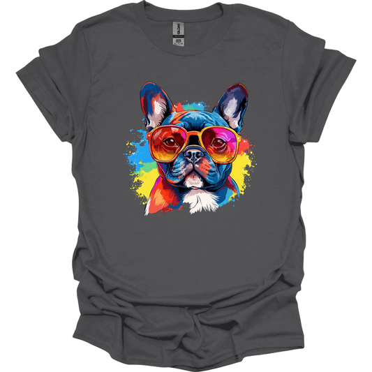 French Bulldog - Top Dog T-Shirt - Charcoal