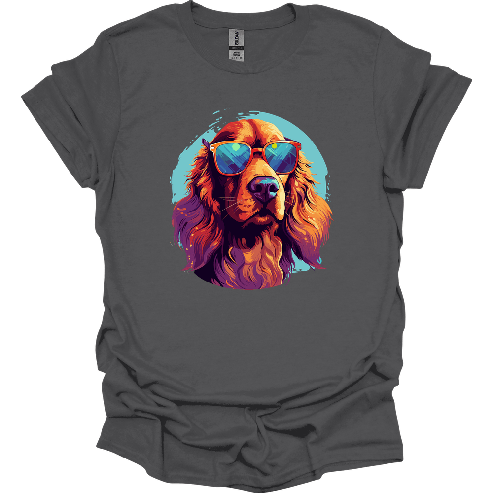 Irish Setter - Top Dog T-Shirt - Charcoal