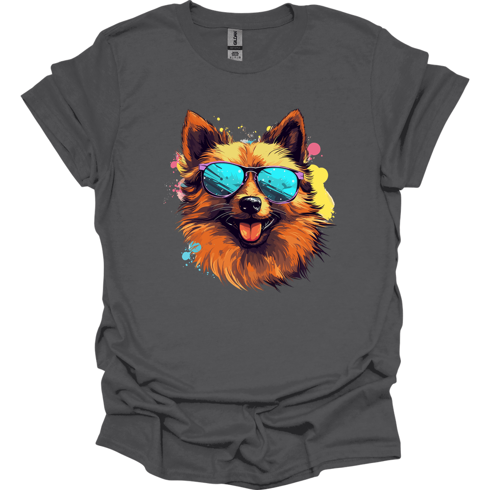 Finnish Spitz - Top Dog T-Shirt - Charcoal