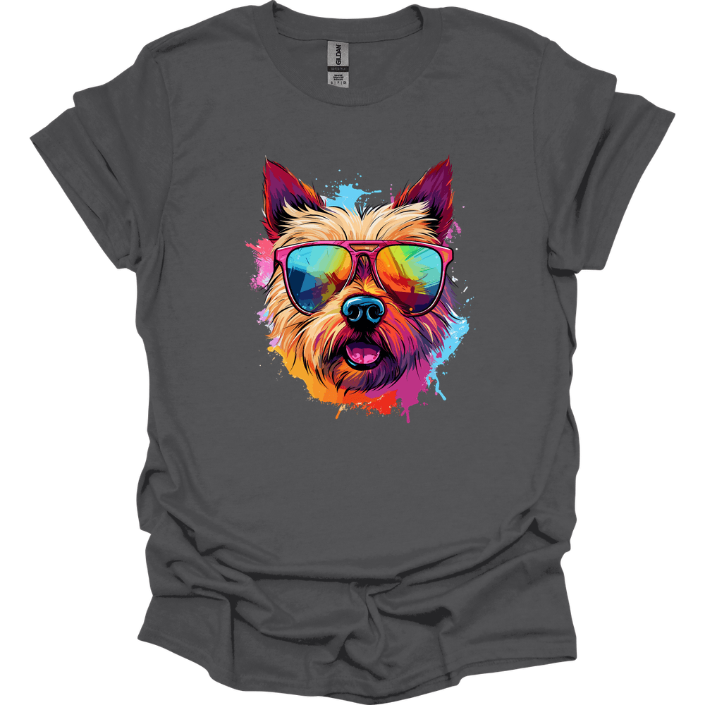 Norwich Terrier - Top Dog T-Shirt - Charcoal