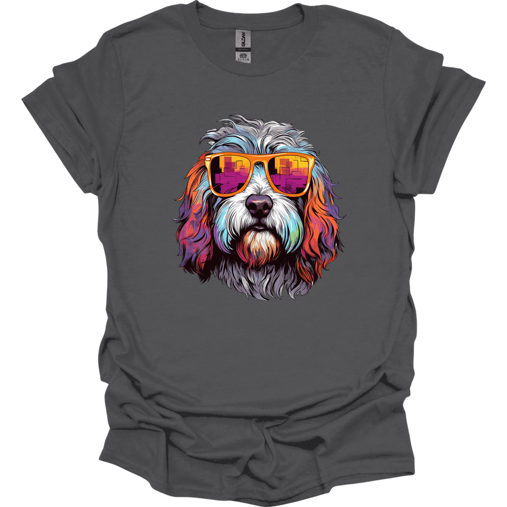 Old English Sheepdog - Top Dog T-Shirt - Charcoal