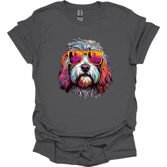 Old English Sheepdog - Top Dog T-Shirt - Charcoal
