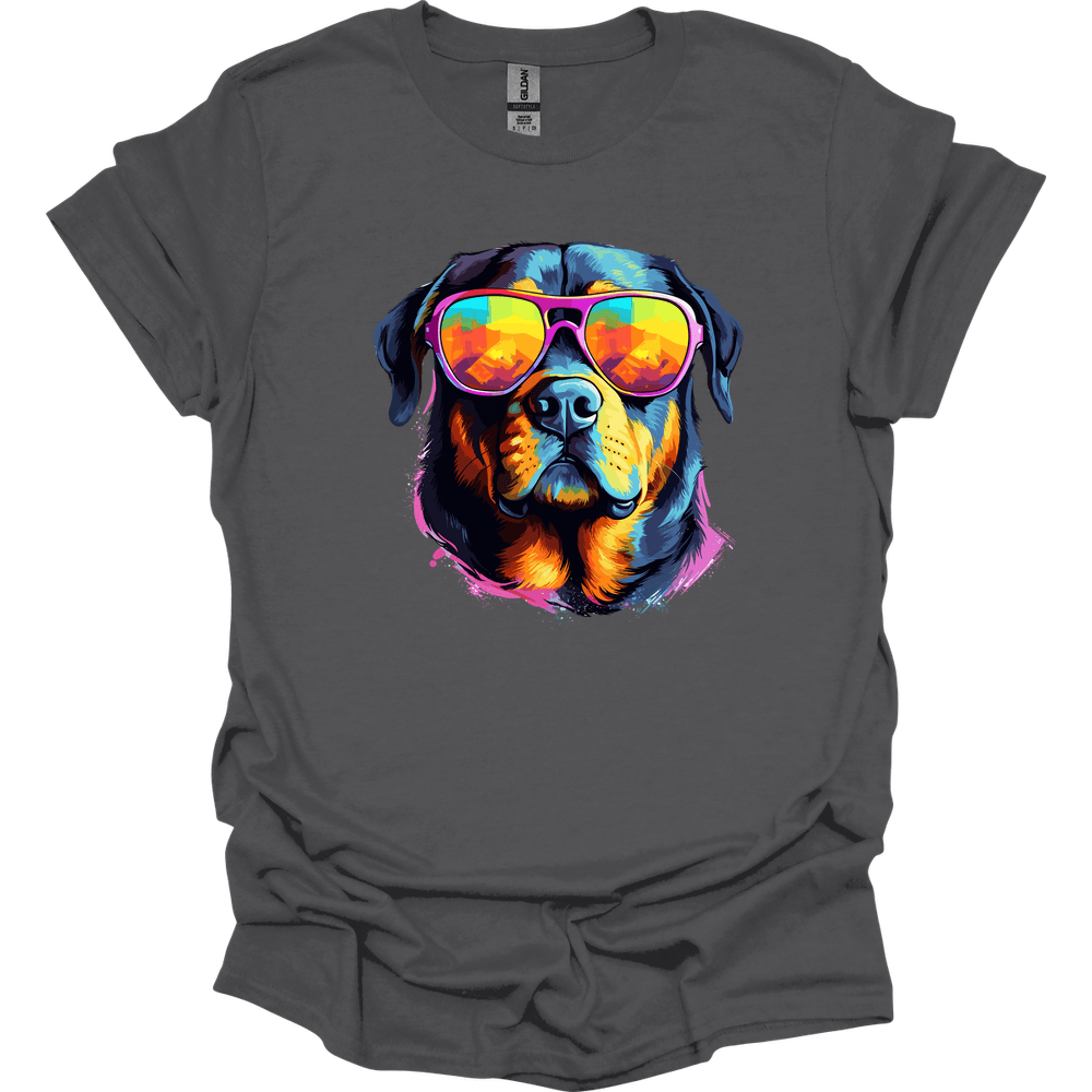 Rottweiler - Top Dog T-Shirt - Charcoal