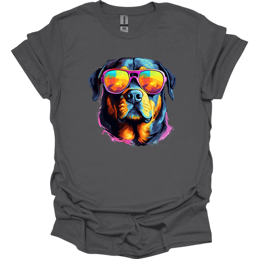 Rottweiler - Top Dog T-Shirt - Charcoal