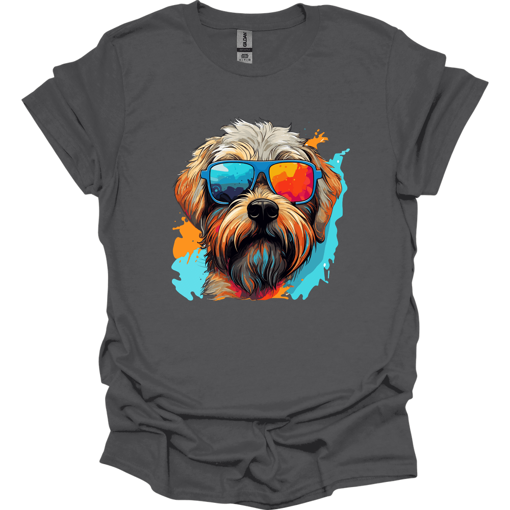 Soft Coated Wheaten Terrier - Top Dog T-Shirt - Charcoal