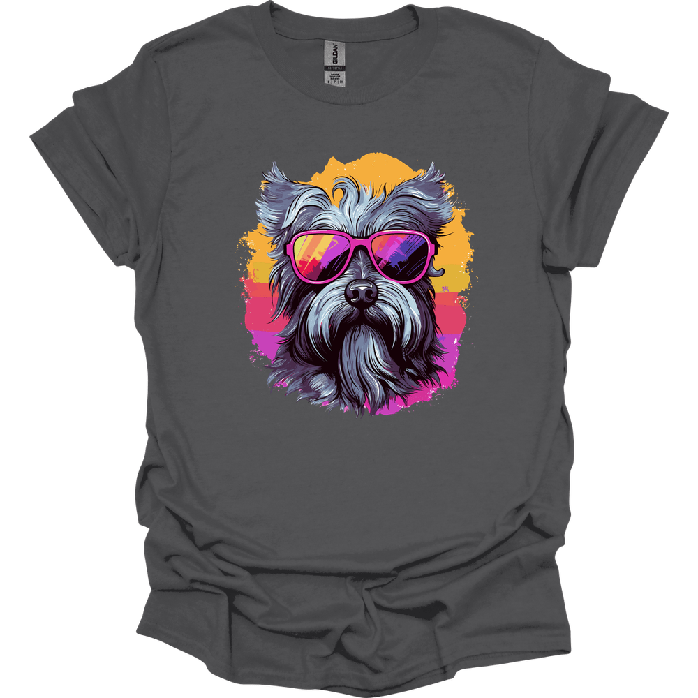 Skye Terrier - Top Dog T-Shirt - Charcoal