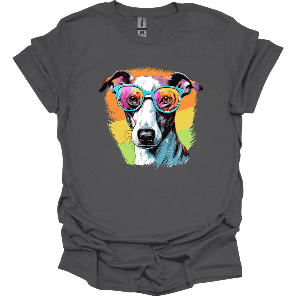 Whippet - Top Dog T-Shirt - Charcoal