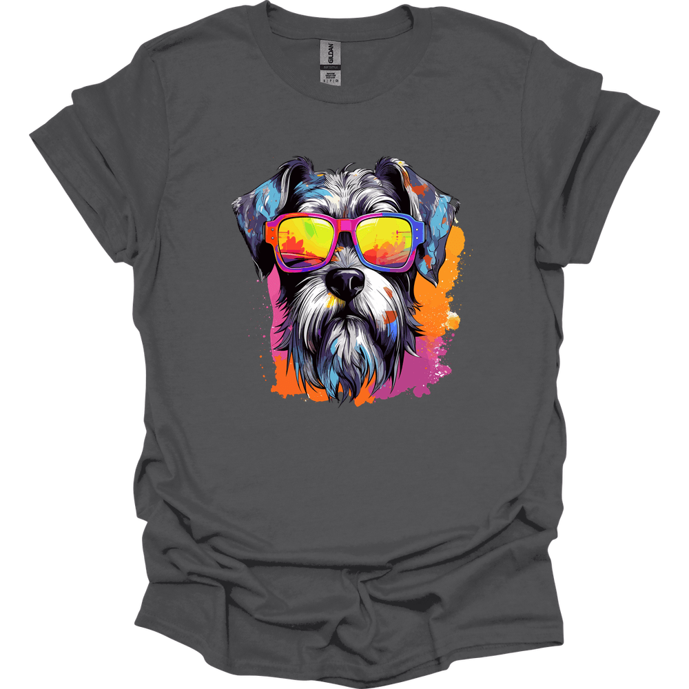 Standard Schnauzer - Top Dog T-Shirt - Charcoal
