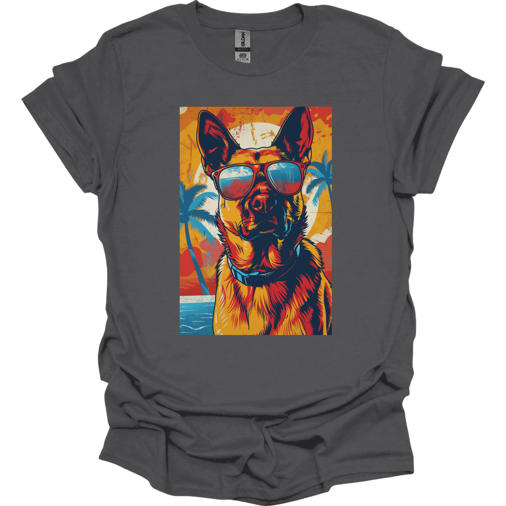 Dutch Shepherd - Summer Dog T-Shirt - Charcoal