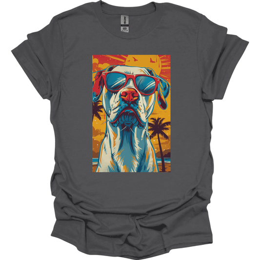 Great Dane - Summer Dog T-Shirt - Charcoal