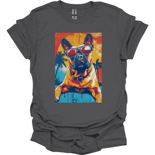 Beligian Malinois - Summer Dog T-Shirt - Charcoal