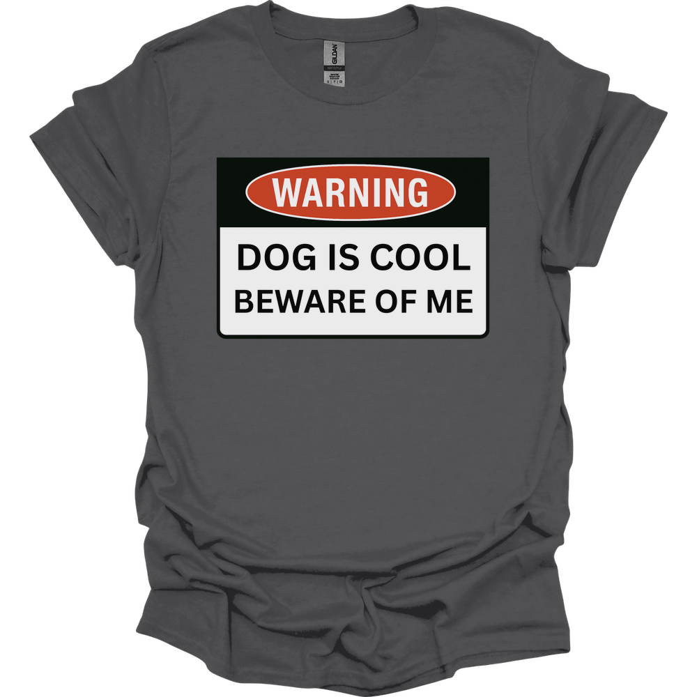 Warning T-Shirt - Charcoal