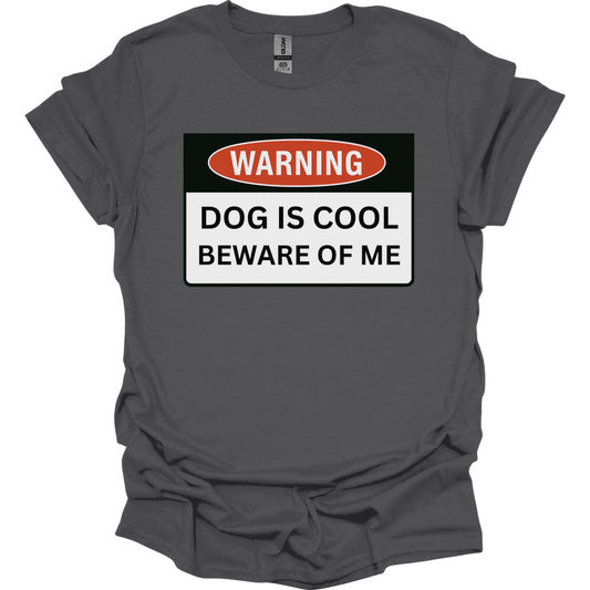 Warning T-Shirt - Charcoal