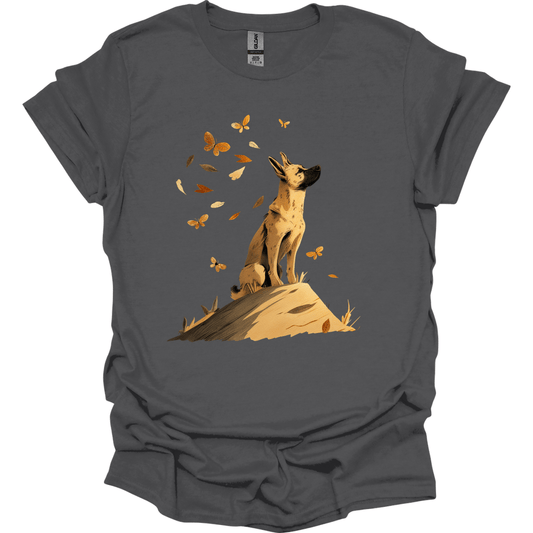 Beligian Malinois - Fall Dog T-Shirt - Charcoal