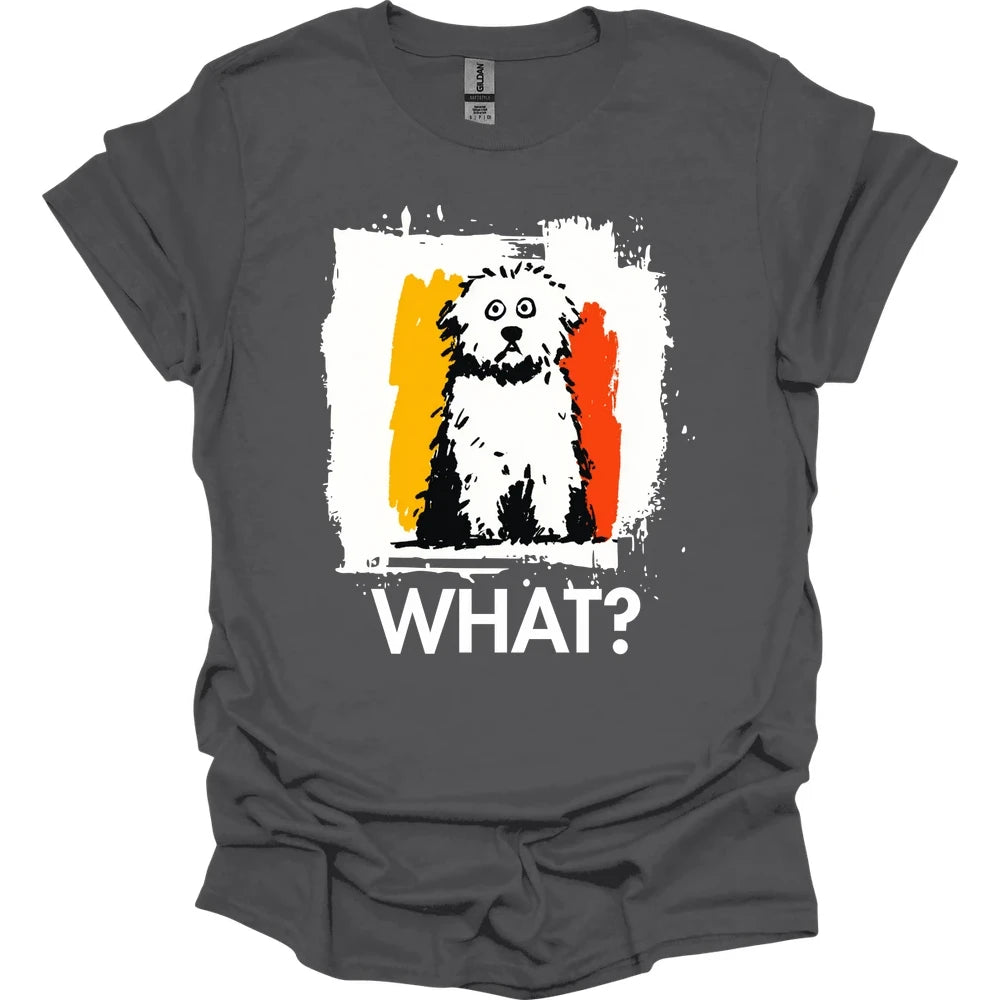 Bichon Frise - What Dog T-Shirt - Charcoal