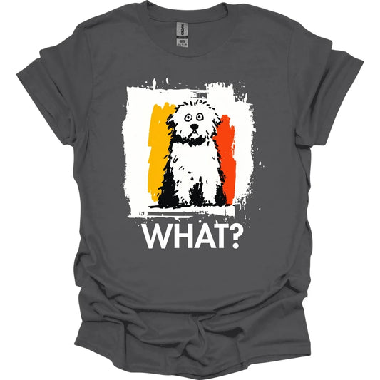 Bichon Frise - What Dog T-Shirt - Charcoal