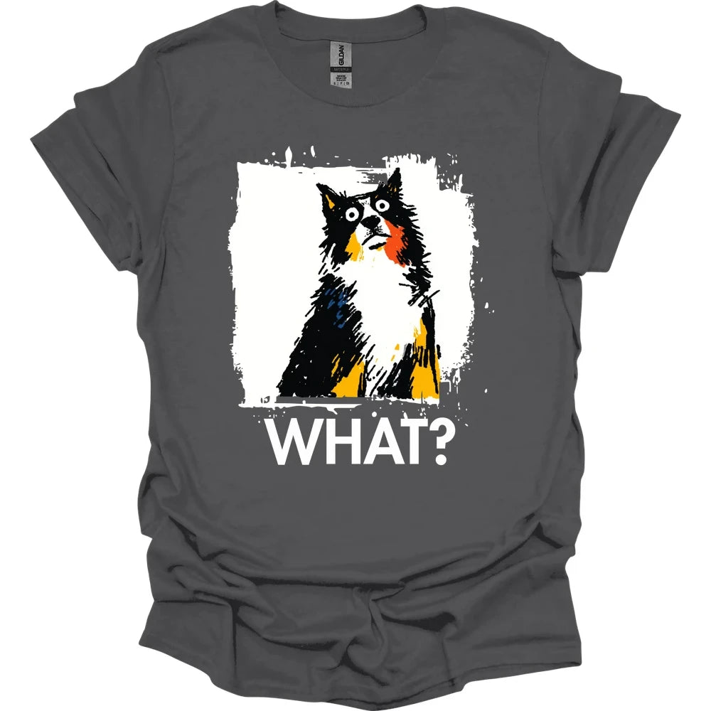 Border Collie - What Dog T-Shirt - Charcoal