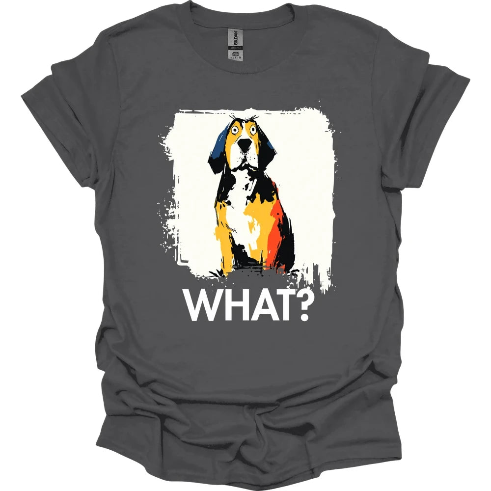 Bracco Italiano - What Dog T-Shirt - Charcoal