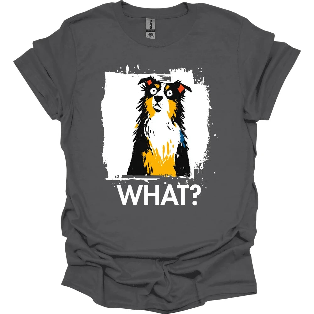 Australian Shepherd - What Dog T-Shirt - Charcoal