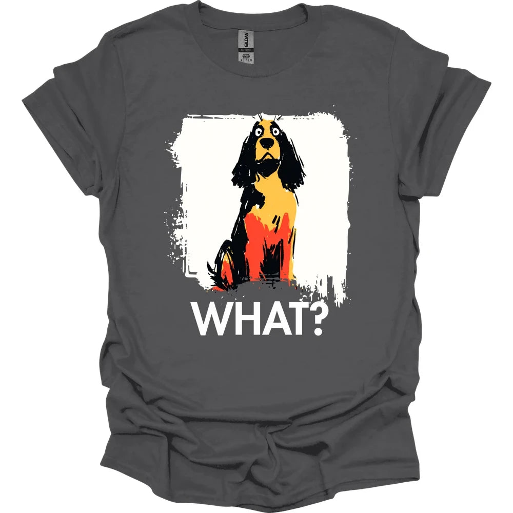 Cocker Spaniel - What Dog T-Shirt - Charcoal