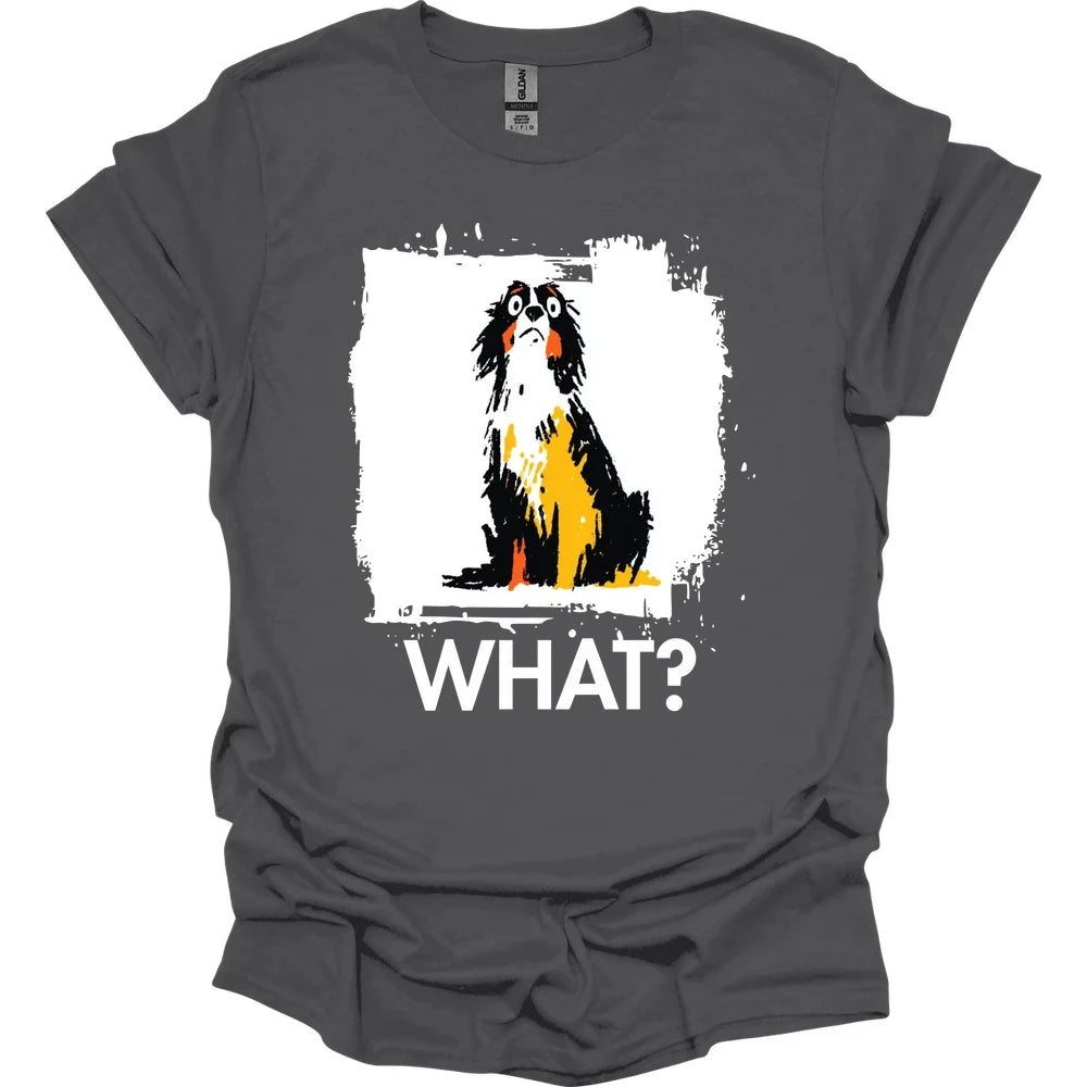 English Springer Spaniel - What Dog T-Shirt - Charcoal