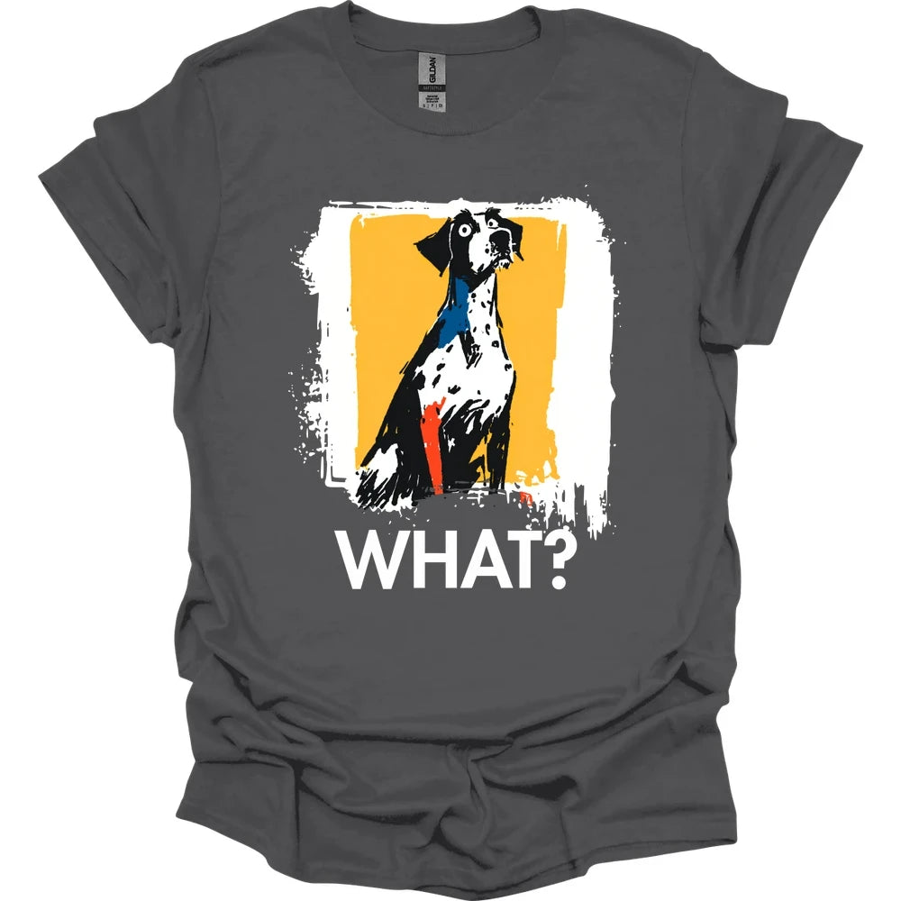 German Shorthaired Pointer - What Dog T-Shirt - Charcoal