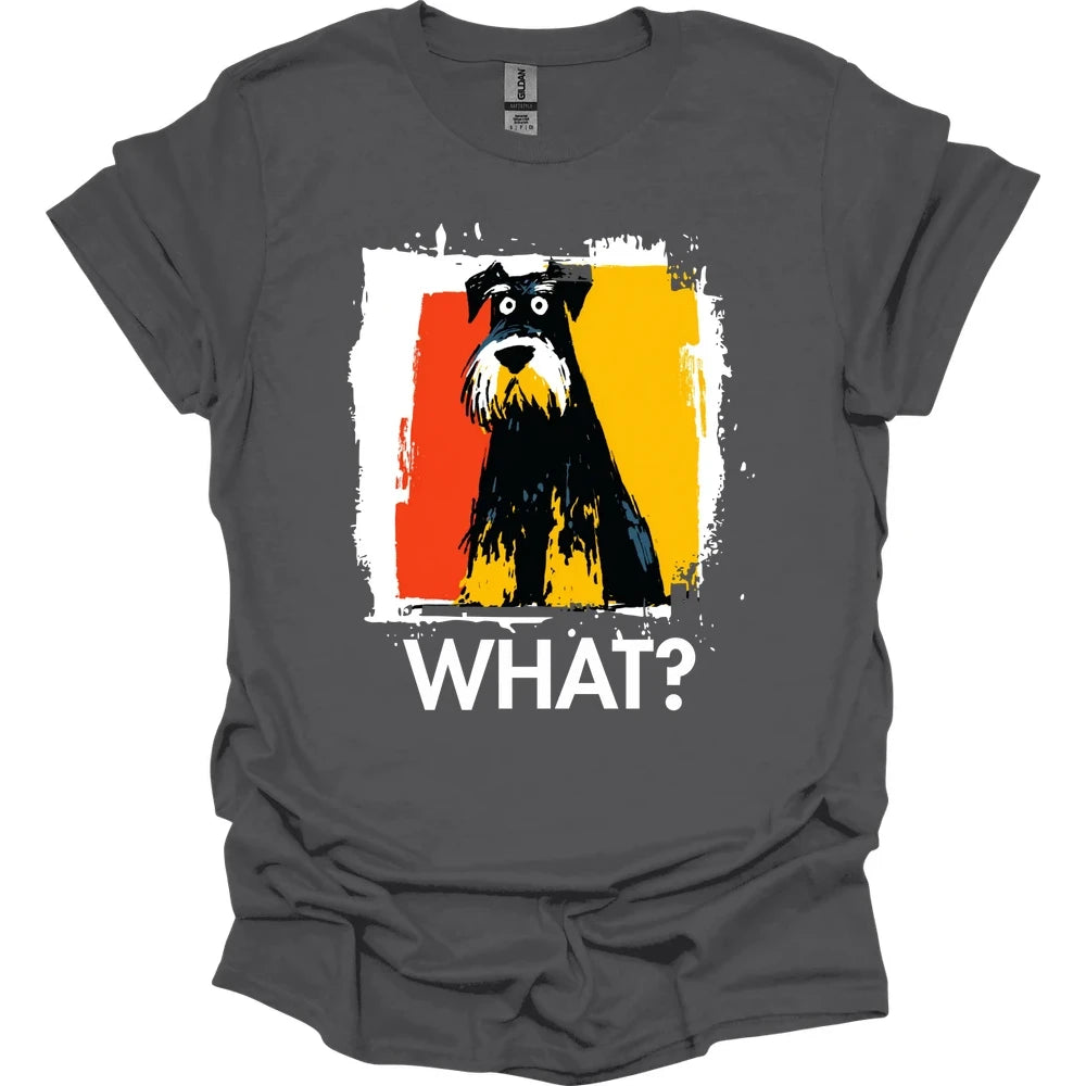 Giant Schnauzer - What Dog T-Shirt - Charcoal
