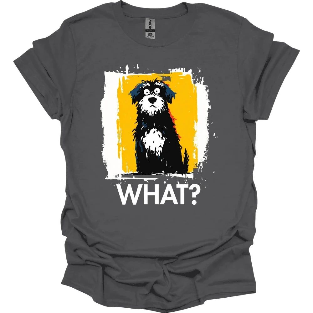 Portuguese Water Dog - What Dog T-Shirt - Charcoal