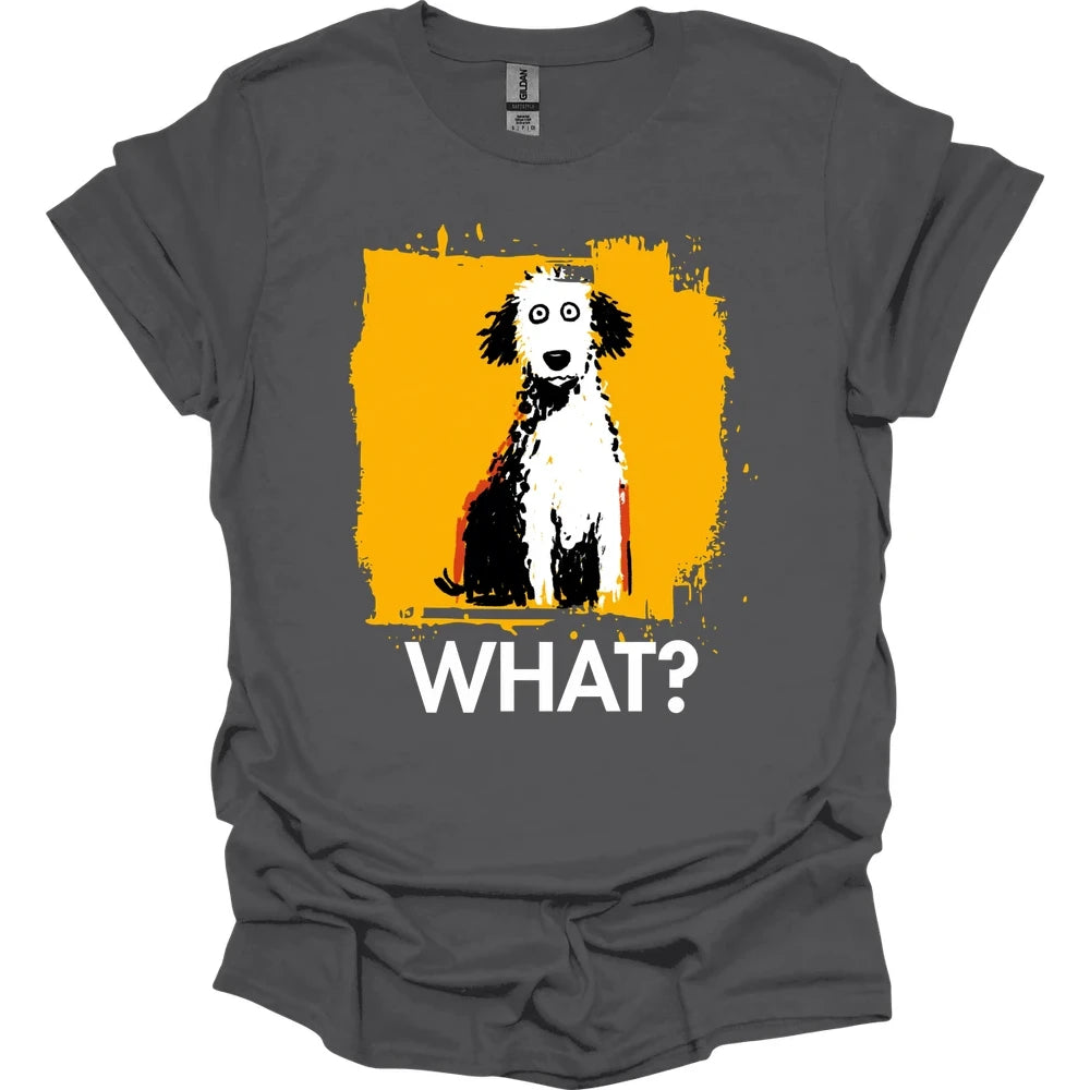 Poodle - What Dog T-Shirt - Charcoal