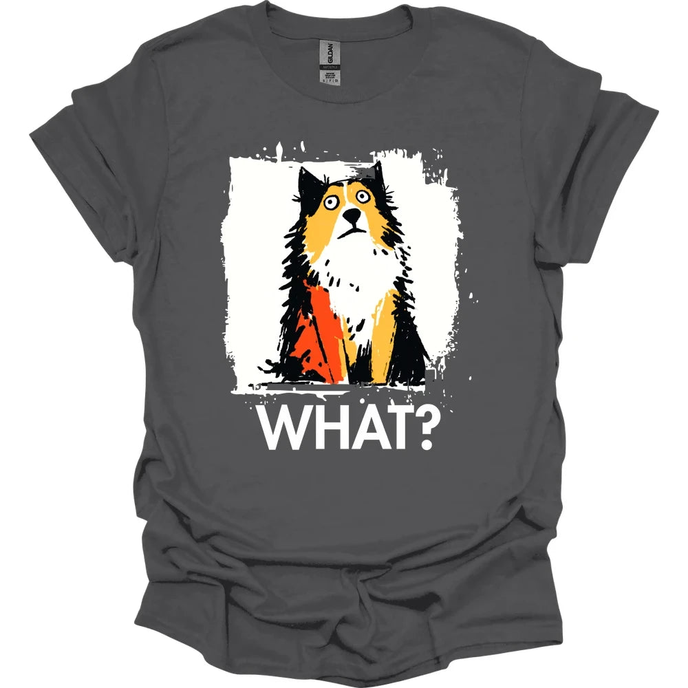 Shetland Sheepdog - What Dog T-Shirt - Charcoal